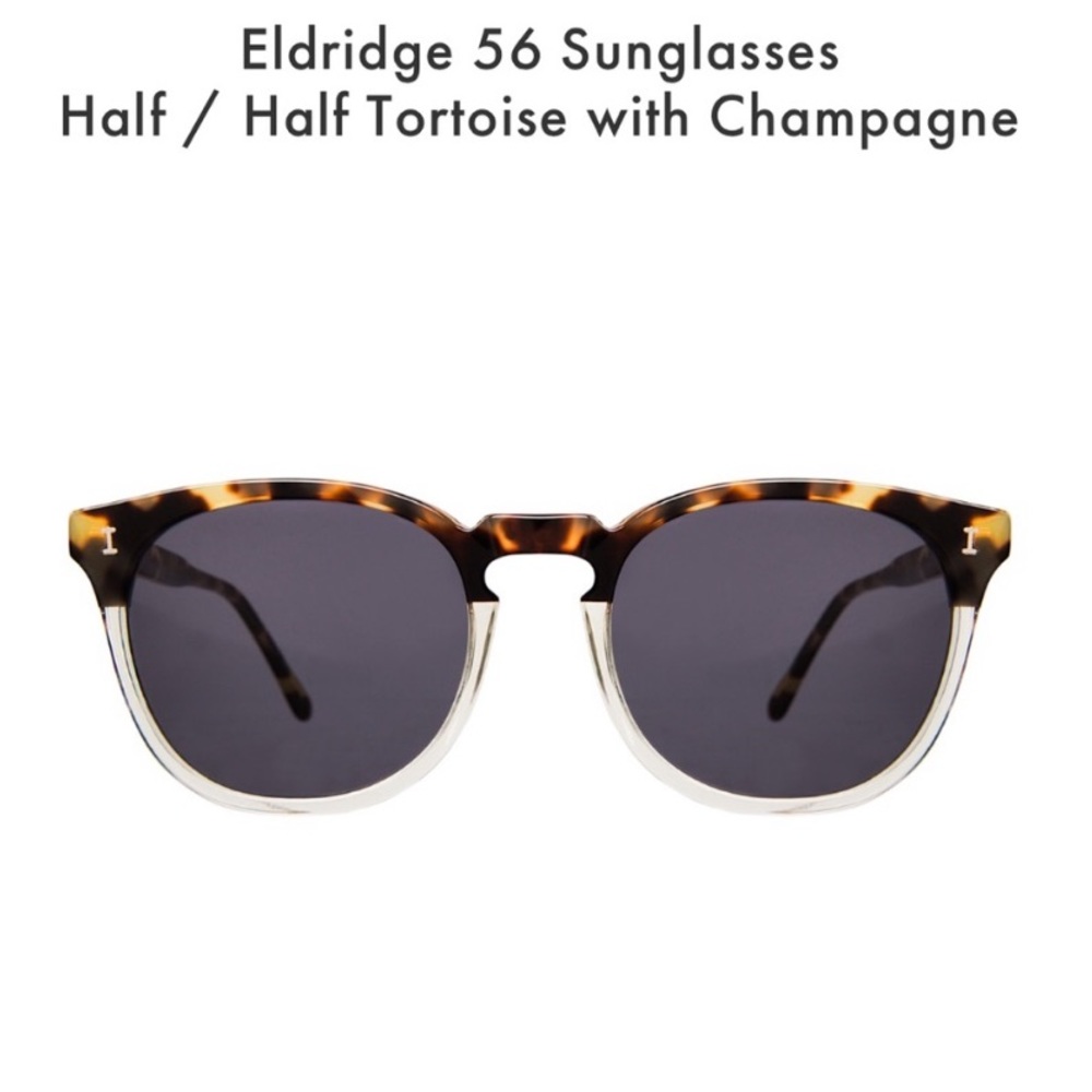 Illesteva Eldridge 56 Sunglasses - Tortoise and Champagne